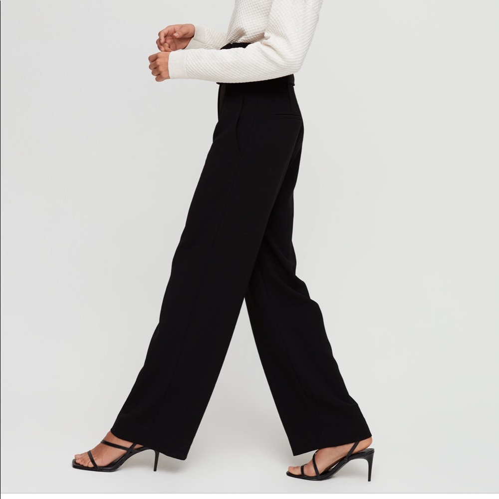 Babaton wide leg trouser